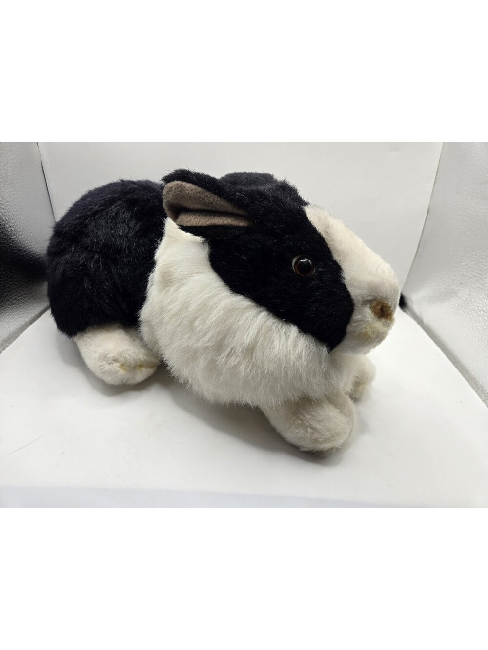 VTG The Aristocrat Collection Black White Dutch Bunny Rabbit Plush Stuffed